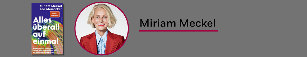 KI Speaker Miriam Meckel
