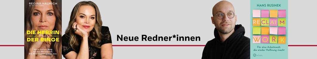 Neue Speaker Regina Halmich Hans Rusinek